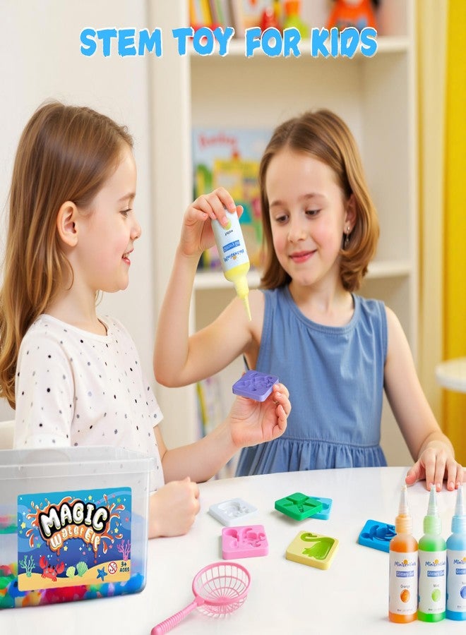 MINISENTIALS Magic Water Elf Toy Kit - Aqua Art Water Fairy Gel Kit for Kids - 10 Colors Magic Gel Water Pets - DIY Squishy Maker Set - Make Your Own Squishies Toy Crafts Party Favor for Boys & Girls Ages 6-12 - Image 3